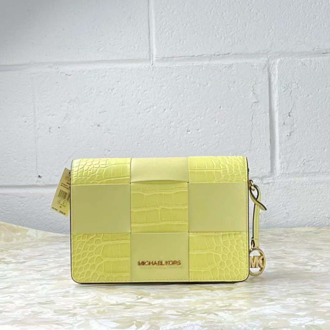 MICHAEL KORS MERCER 35T1GM9C1E SMALL CLUTCH XBODY BUTTERCUP MICHAEL KORS MERCER 35T1GM9C1E SMALL CLUTCH XBODY BUTTERCUP